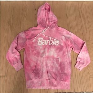 Barbie Pink Tie-Dye Pullover Hoodie
